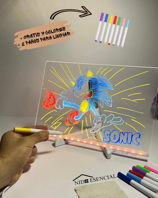 Pizarra LED Mágica: ¡Organiza la Familia con Diversión!