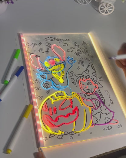 Pizarra LED Mágica: ¡Organiza la Familia con Diversión!